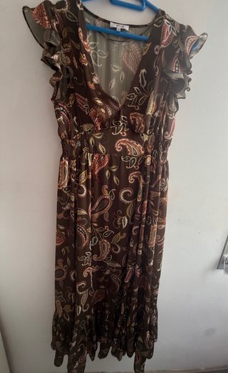 Vestido Estampado Talla M/L eventos , fiesta , bod