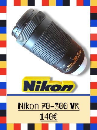 Objetivo Nikon AF-P 70-300mm VR