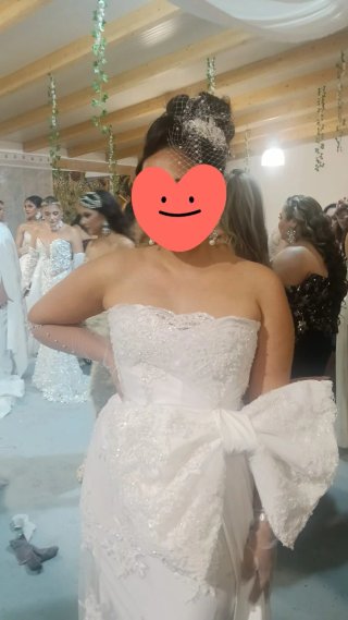 Vestido de fiesta boda de piedras