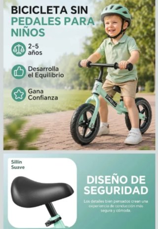 Bicicleta de Equilibrio Infantil sin pedales 2~5