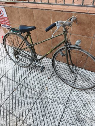 Bicicleta Antigua Verde