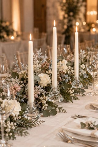 Portavelas de Cristal para bodas y otros Eventos