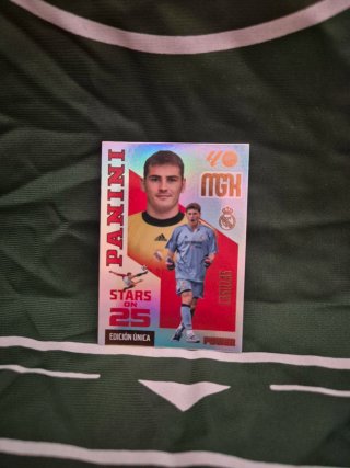 Carta Megacracks Panini Stars 25 Casillas