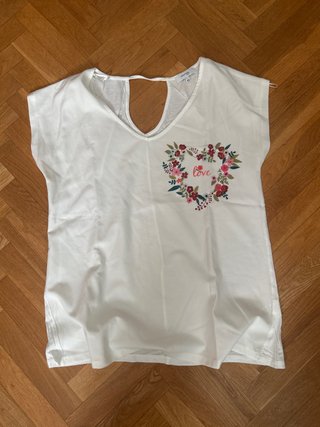 Blusa Formula Joven Blanca Talla L
