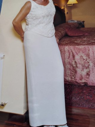 Traje de Novia 3 Piezas Talla 46