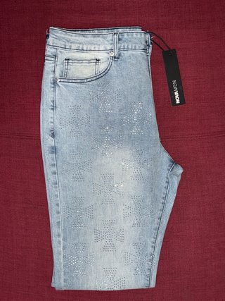 Pantalones Vaqueros Nova Men con Pedrería