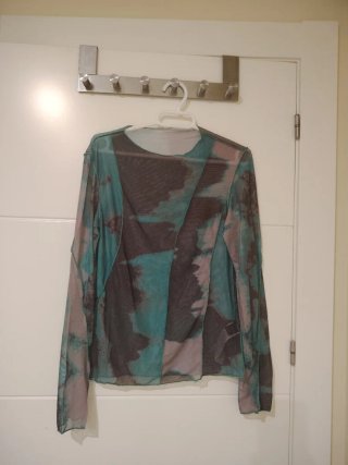 Camiseta de manga larga estampada