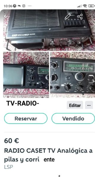 Radio Casete con TV Analógica LSP