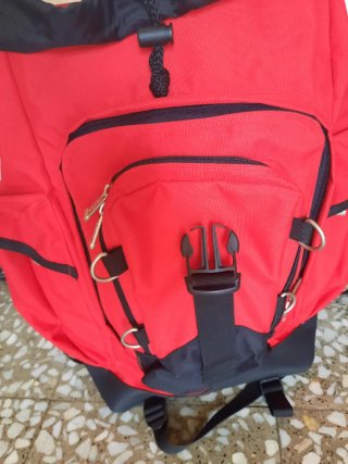 Mochila Grande Roja