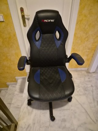 Silla Gaming Racing Negra y Azul