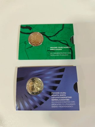 2 Monete Commemorative 2€ Lituania 2026