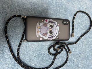 Custodia con ciondolo per iPhone XS Max
