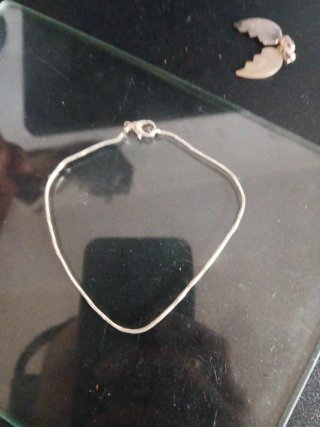 Pulsera de plata cadena fina