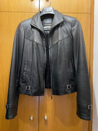 Chaqueta de cuero negra TOL&AR