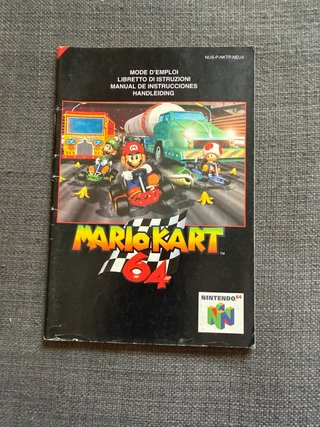 Manual de Instrucciones Mario Kart 64