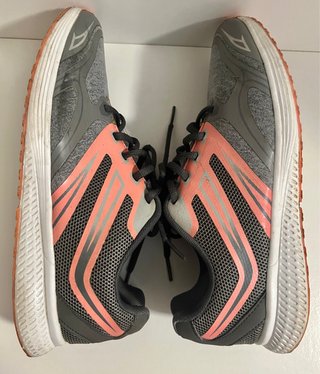 Zapatillas Deportivas Crivit Grises y Coral