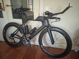 Bicicleta Triatlón Canyon Speedmax con potencia