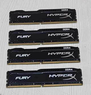 Pack 64GB RAM DDR4 (4x16GB) Kingston HIPERX FURY