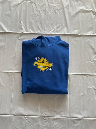 Sudadera Azul con Estampado