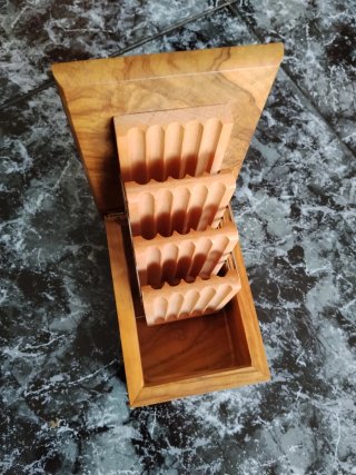 Scatola di Sigari Vintage in Legno