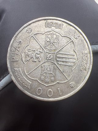 Moneda de 100 Pesetas de Plata