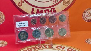 Serie monete Andorra anni misti