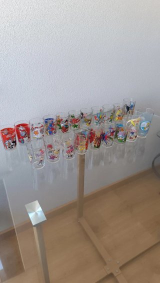 Set di 20 Bicchieri con Disegni Animati