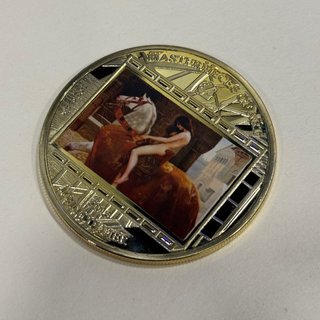 Moneda Plata Fina 3oz Lady Godiva