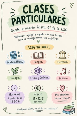 Clases particulares Guadalajara y arrededores