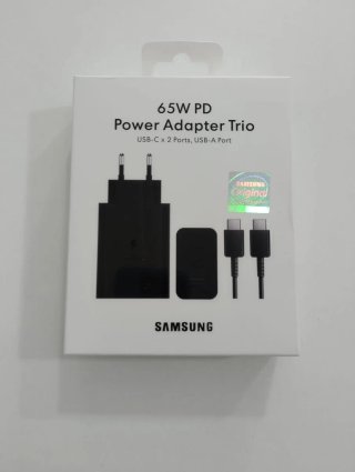 Adaptador de Corriente Samsung 65W Trio