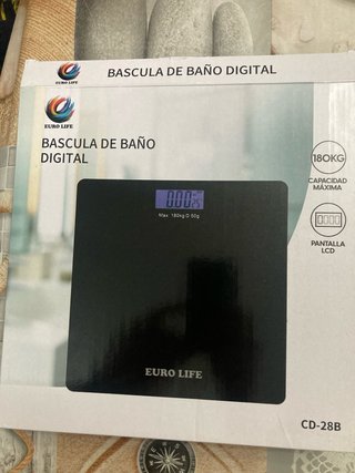 Báscula de Baño Digital Euro Life. Nueva a estrena