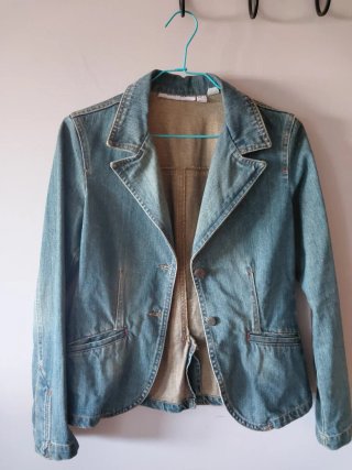Chaqueta vaquera azul talla S