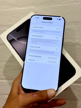 iPhone 16 Pro Max 95% Bateria FACTURA Y GARANTÍA