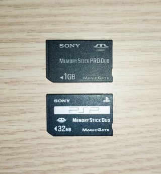 Lote 2 Tarjetas Memory Stick PSP