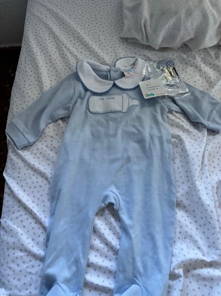 Pijama Enterizo Bebé Owly Azul