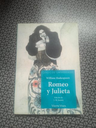 Libro romero y Julieta