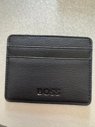 Cartera Tarjetero Boss Negra