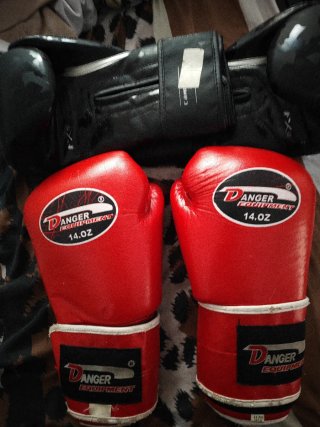 2 Pares de Guantes de Boxeo 14 oz