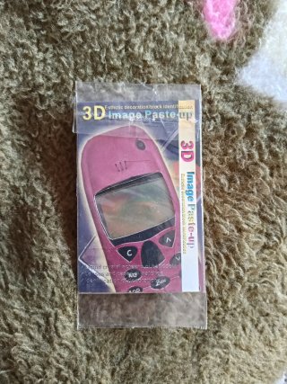 Adhesivo 3D teléfonos antiguos