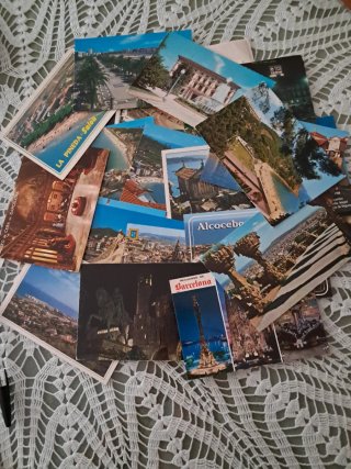 Lote de postales variadas