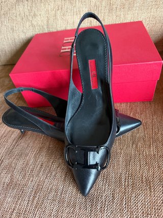 Sandalias Carolina Herrera Negras Talla 39
