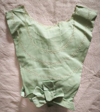 Camisón antiguo años 50 de algodón hecho a mano