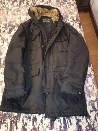 Chaquetón de Invierno Negro Urban Surface