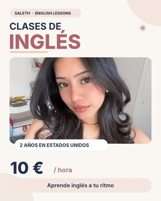 Clases de INGLÉS 🇺🇸 | 10€/h