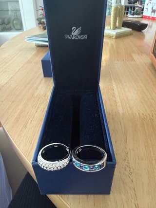 Set de 2 Anillos Swarovski