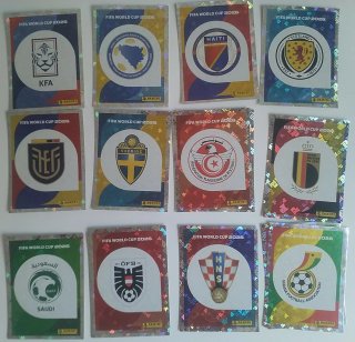 Cromos Panini Mundial 2026 escudos nacionales +FWC