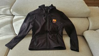 Chaqueta Softshell FC Barcelona Negra talla M.