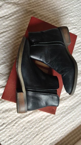 Botines de piel ZARA 37