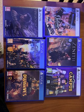 Pack 6 Juegos PS4 y PS5