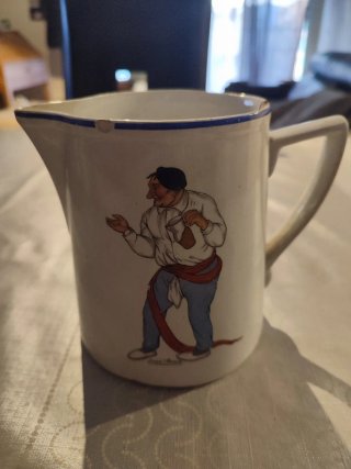 Jarra de leche antigua de 1955